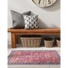 Unique Loom Maahru Collection Area Rug - Blood Moon - 3 of 4