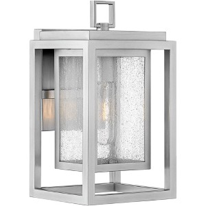 Hinkley Republic 12" High Satin Nickel Outdoor Wall Light - 1 of 2