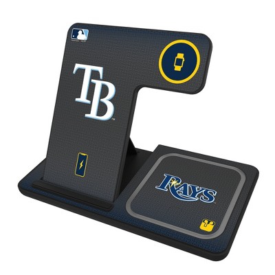 Keyscaper Tampa Bay Rays Linen 15-Watt 3 in 1 Charging Station