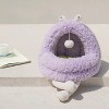 ZEZE Semi-Enclosed Plush Pet Bed - 3 of 4