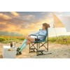 VisioGear Outdoor Portable Chairs, Folding Chair with Cup Holder, Portable Chair for Outdoor Travel Lawn Backyard, Blue, 24.41"*25.98"*37.01" - 3 of 4