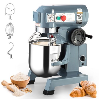 Commercial Food Mixer 20Qt, 1100W Electric Food Mixer 3 Speeds Adjustable