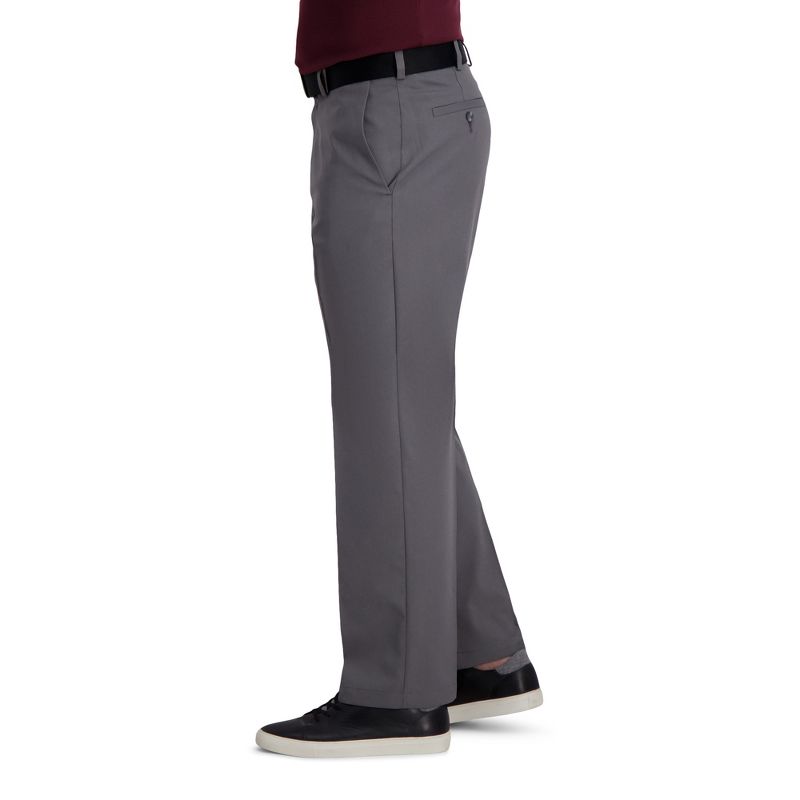 Haggar Men's Cool Right Classic Fit Flat Front Performance Pant 38 X 32 ...