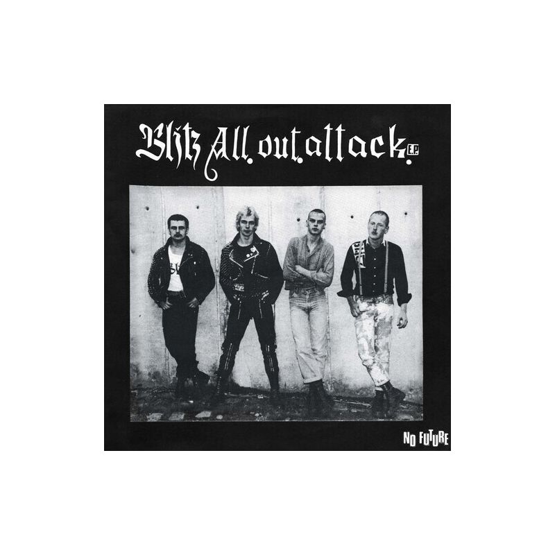 Blitz - All Out Attack - White/black (vinyl 7 inch single), 1 of 2