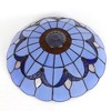 YIYIBYUS 2-Light Blue Modern Mediterranean Flush Mount Ceiling Light with Shade - 4 of 4