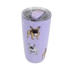 E & S Imports 7.0 Inch French Bulldog Serengeti Tumbler Hot Or Cold Beverages Tumblers - 2 of 3