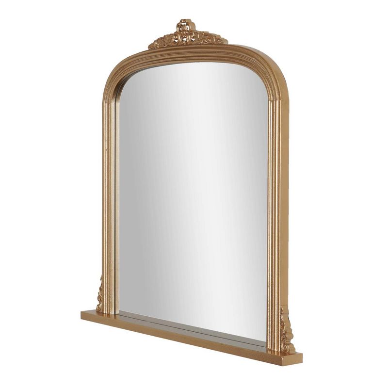 20&#34; x 21&#34; Arch Ornate Accent Wall Mirror Antique Brass - Head West, 3 of 9