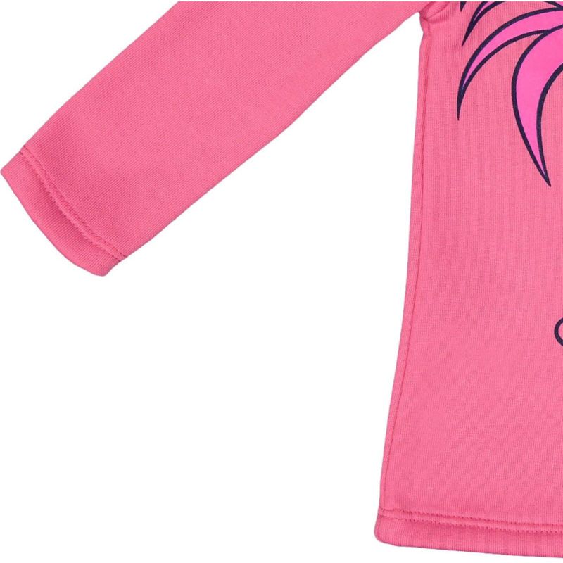 DreamWorks Trolls Poppy Girls Pullover Fleece T-Shirt and Leggings Outfit Set Little Kid, 5 of 9