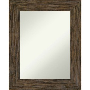 Amanti Art Fencepost Non-Beveled Wood Bathroom Wall Mirror - 1 of 4