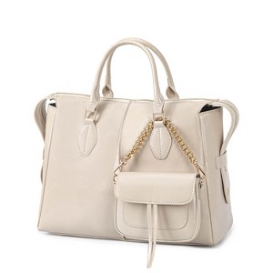 MKF Collection Yareli Women’s Vegan Leather Tote & Mini Crossbody Bag by Mia K - 1 of 4