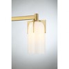 Savoy House Caldwell 3 - Light Vanity in  Warm Brass - 3 of 3