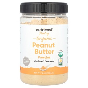 Nutricost Pantry, Organic Peanut Butter Powder, 12.6 oz (354 g) - 1 of 2