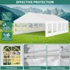 Outdoor Party Tent Heavy Duty, Wedding Canopy with Removable Sidewalls & Church Windows,with White Roof, Waterproof Outdoor Patio Shelters - 3 of 4