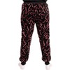 #followMe Men's Microfleece Buffalo Plaid Pajama Pants with Pockets: Comfortable Joggers - 3 of 3