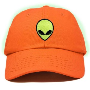 Dalix Alien Embroidered UFO Dad Hat Cotton Baseball Cap Adjustable Mens - 1 of 4