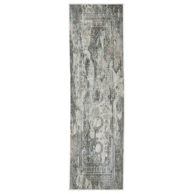 Oriental Weavers Gemini 4153F Grey/ Multi Indoor Area Rug - 2'3" x 7'6"