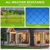 Garden Fence, 15/10 Panel Rustproof Metal No Dig Fence Panels, Garden Fencing Outdoor for Yard - 4 of 4