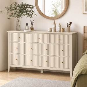 beige dresser modern Perla Modern Dresser | Beige