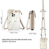 FATMOON Small Crossbody Bags for Women Leather Cell Phone Purse Bag Wallet with RFID Blocking Credit Card Slots - 3 of 4
