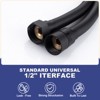 WOWOW PVC 63 in. Shower Head Hose in Matte Black - 3 of 4