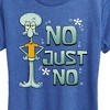 Women's - SpongeBob SquarePants - No Just No Short Sleeve Graphic T-Shirt - 2 of 4