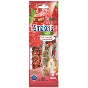 A&E Cage Company Strawberry Flavor Guinea Pig, Rabbit,Gerbil, Hamster and Rat Treat Sticks - 0.22lb - 1 of 4