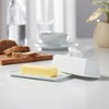 Kook Ceramic Butter Dish with Lid, Kitchen Countertop Butter Keeper - 3 of 4