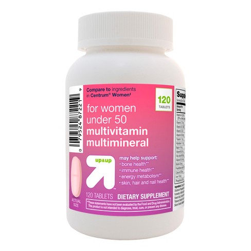 A Little Noticed Target In House Health >> Women S Under 50 Multivitamin Dietary Supplement Tablets 120ct A Little Noticed Target In House Health >> Women S Under 50 Multivitamin Dietary Supplement Tablets 120ct
