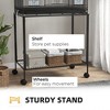 LOVMOR Double Stackable Bird Cage with Stand - 4 of 4