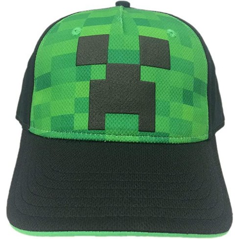 domesticeren volume meloen Minecraft Creeper Face Mesh Comfort Youth Hat : Target