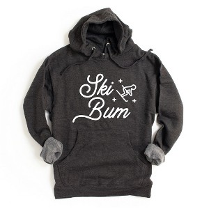 Simply Sage Market Women's Graphic Hoodie Ski Bum Skier - 1 of 2