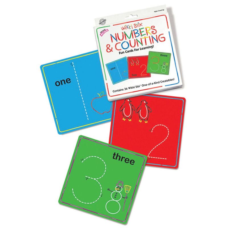 Wikki Stix Numbers & Counting Cards Set, 1 of 3