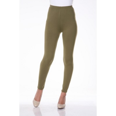 Women's Skirted Leggings Green Medium - White Mark : Target
