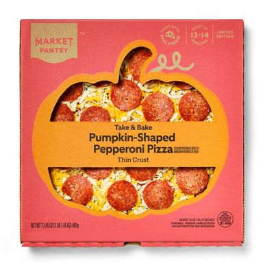 Pumpkin Shaped Pizza - 17.45oz - Market Pantry™