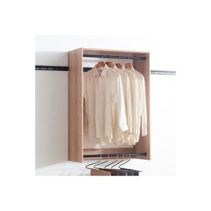 HomeStock Devi  Wall Mounted Walk in Wood Closet System - 1 of 4