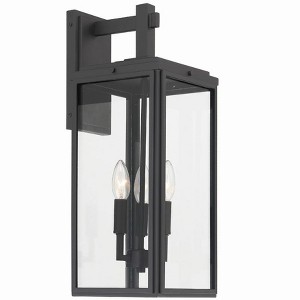 Crystorama Lighting Byron 3 - Light Sconce in  Matte Black - 1 of 3