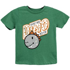 The Juniper Shop SmileyWorld You're Dino-Mite Youth Short Sleeve Tee - 1 of 4