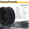set of 2 ATV UTV Tires All Terrain Tires atv tires 21X7-10 4PR Tubeless - 3 of 4