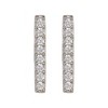Adornia Rhodium Plated Crystal Bar Studs - 4 of 4
