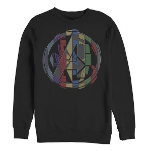Men's Marvel Avengers: Endgame Puzzle Cube Logo Sweatshirt - 1 of 3