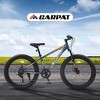 AENKYO 24-Inch Fat Tire Mountain Bike for Adults & Youth, Shimano 7-Speed, All-Terrain, Dual Disc Brakes Trail & City Ride - Gray - 3 of 4