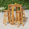 vidaXL Garden Bar Set Natural wood Solid Acacia wood Durable - 2 of 4