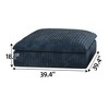 Dronkon Cloud Ottoman,Corduroy Fabric,Deep Seat Couches,Removable Cushion,No Assembly, DIY Combination for Living room - 3 of 3