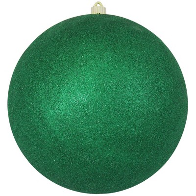 Christmas by Krebs Glitter Emerald Green Shatterproof Christmas Ball Ornament 12" (300mm)