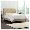 Skyline Furniture Edwardian Tufted Upholstered Bed Linen - 2 of 4