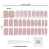 Dashing Diva Gloss Nail Art - Taupe Hat - 32ct - image 3 of 4