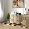 NicBex 1 Drawer File Cabinet with 1 Cabinet,Office Cabinet with White Metal Handle Design,Modern Storage Cabinet,Filing Cabinets for Home Office - 2 of 4