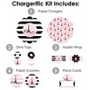 Big Dot of Happiness Paris, Ooh La La - Paris Themed Baby Shower or Birthday Party Paper Charger & Table Decorations Chargerific Kit for 8 - 3 of 4