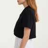 Anna-Kaci Women's Short Sleeve Cropped Bolero Jacket with Single Button Front and Peter Pan Collar - 3 of 4