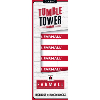 MasterPieces Games - Farmall Wood Block Tumble Tower